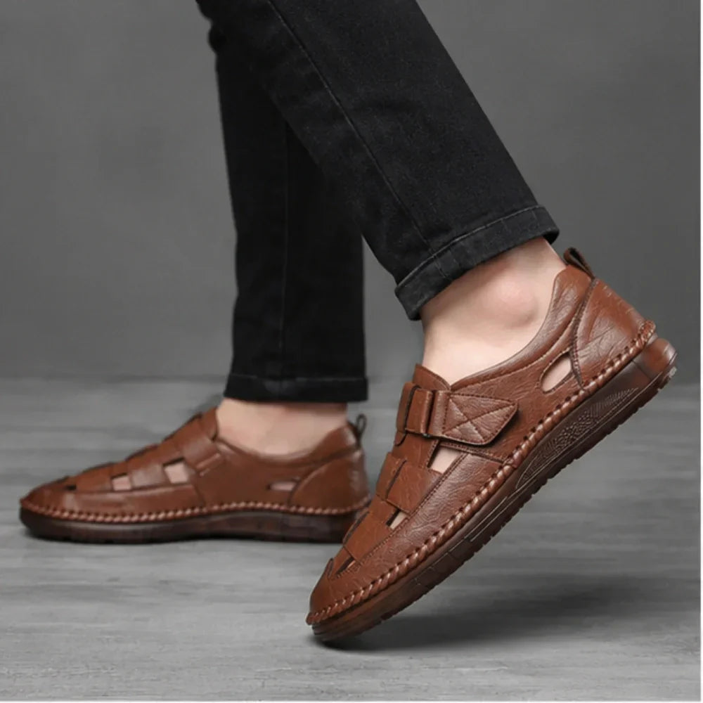 Sandales orthopédiques en cuir – Santorin