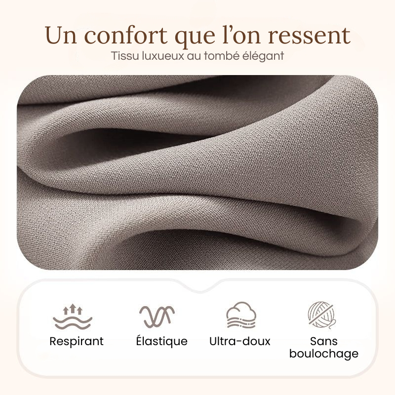 Elena – Ensemble élégant femme 3 pièces (veste, haut et pantalon)