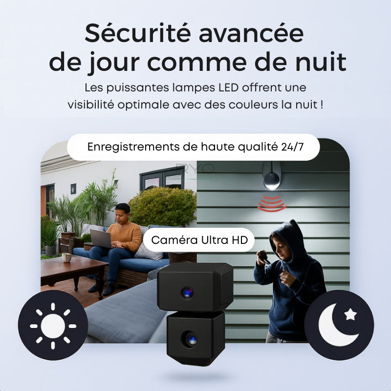 SafeCam Pro™ | Toujours protégé, sans wifi ni courant
