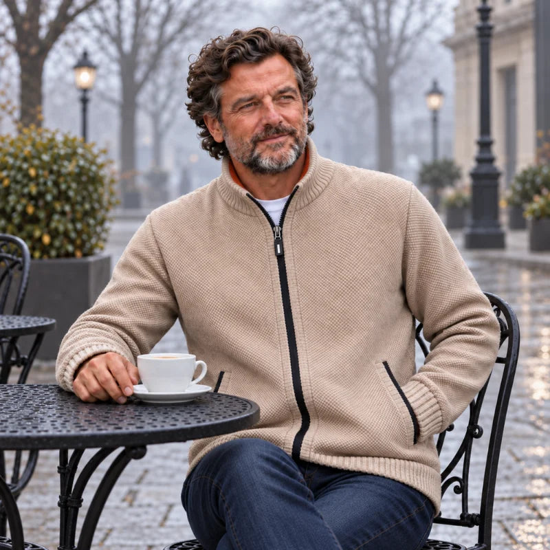Gilet zippé en maille doublé polaire - Nordic