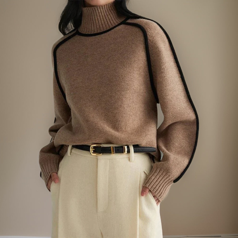 Pull à Col Roulé pour Femme Heidi