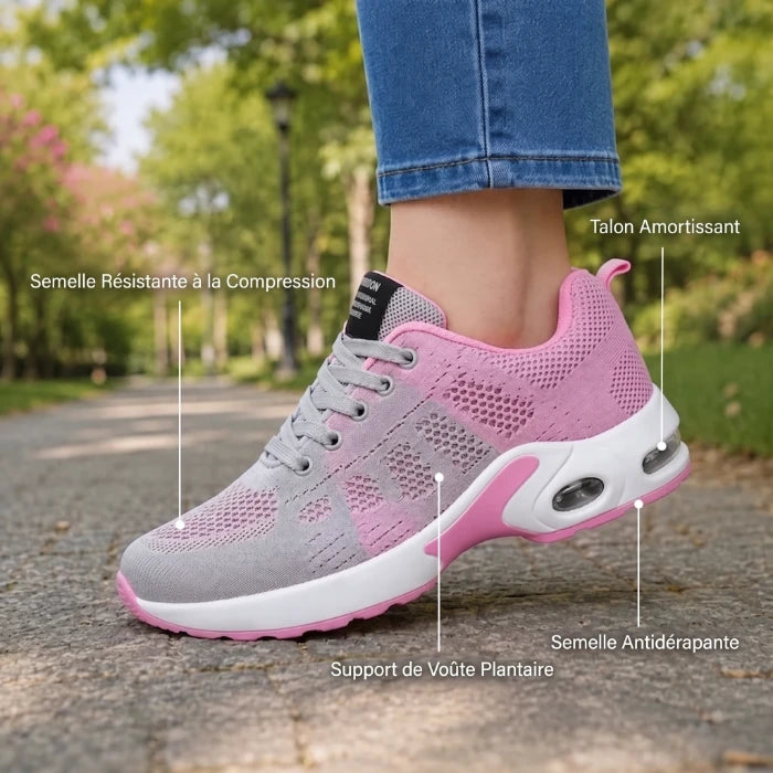 OrthoWalk™ – Chaussures de travail 12 h pour soulager les douleurs aux pieds, genoux & dos