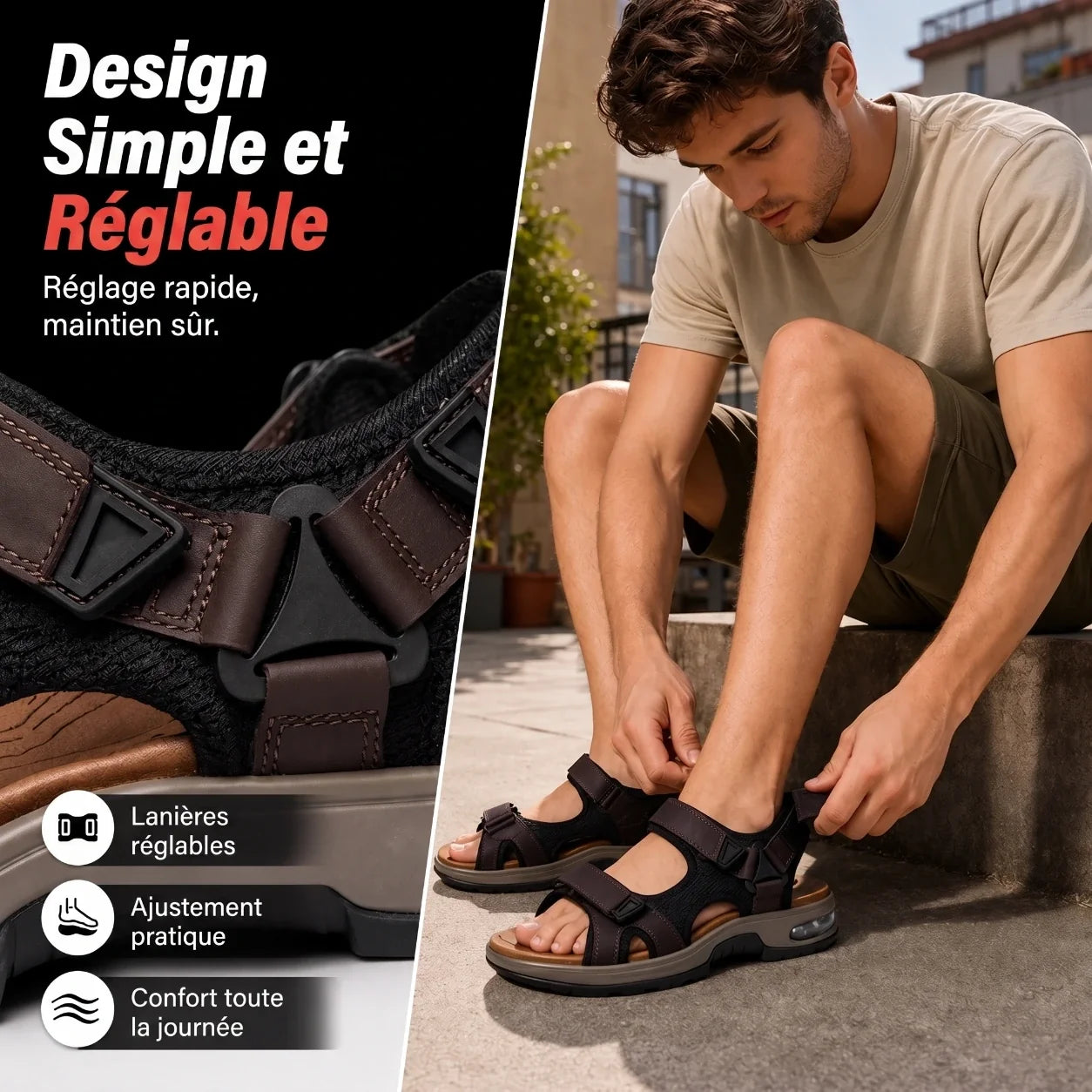Sandales de sport pour hommes – Air Cushion