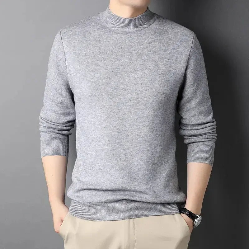 Pull en Cachemire Col Montant Homme – Damien