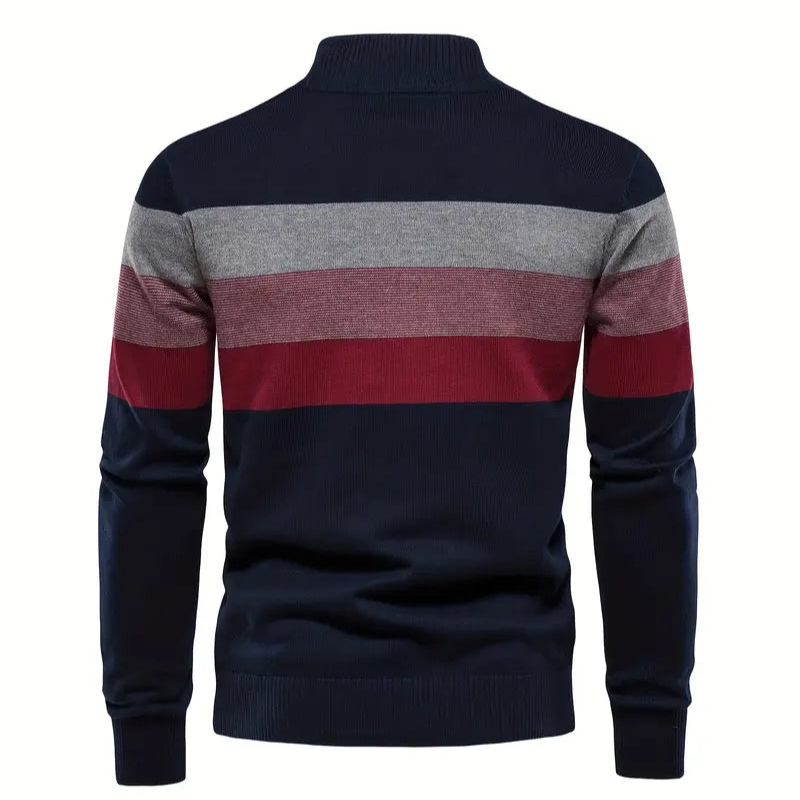 Refined Herren-Pullover mit Reißverschluss - Valentin