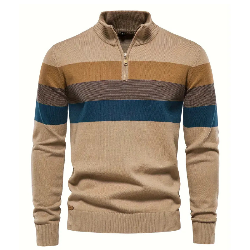 Refined Herren-Pullover mit Reißverschluss - Valentin