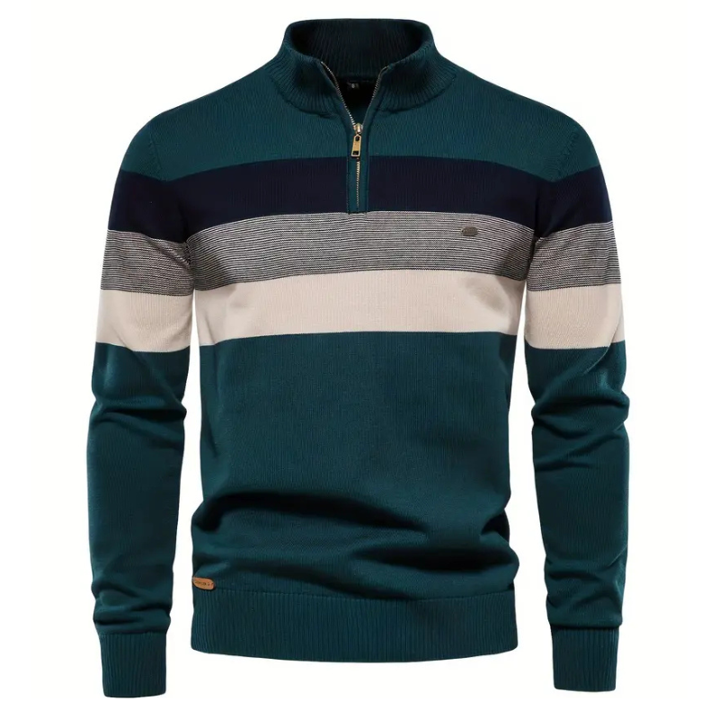 Refined Herren-Pullover mit Reißverschluss - Valentin