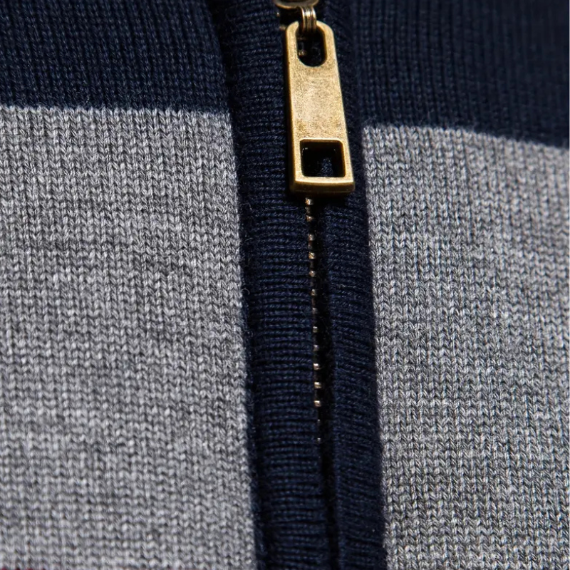 Refined Herren-Pullover mit Reißverschluss - Valentin