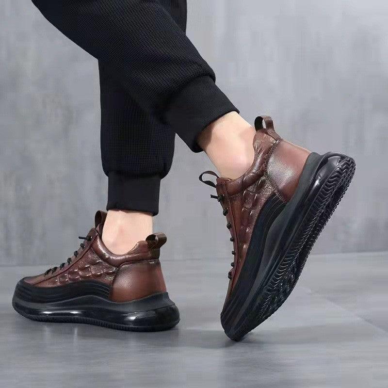 Chaussure en Cuir Élégant - Croco