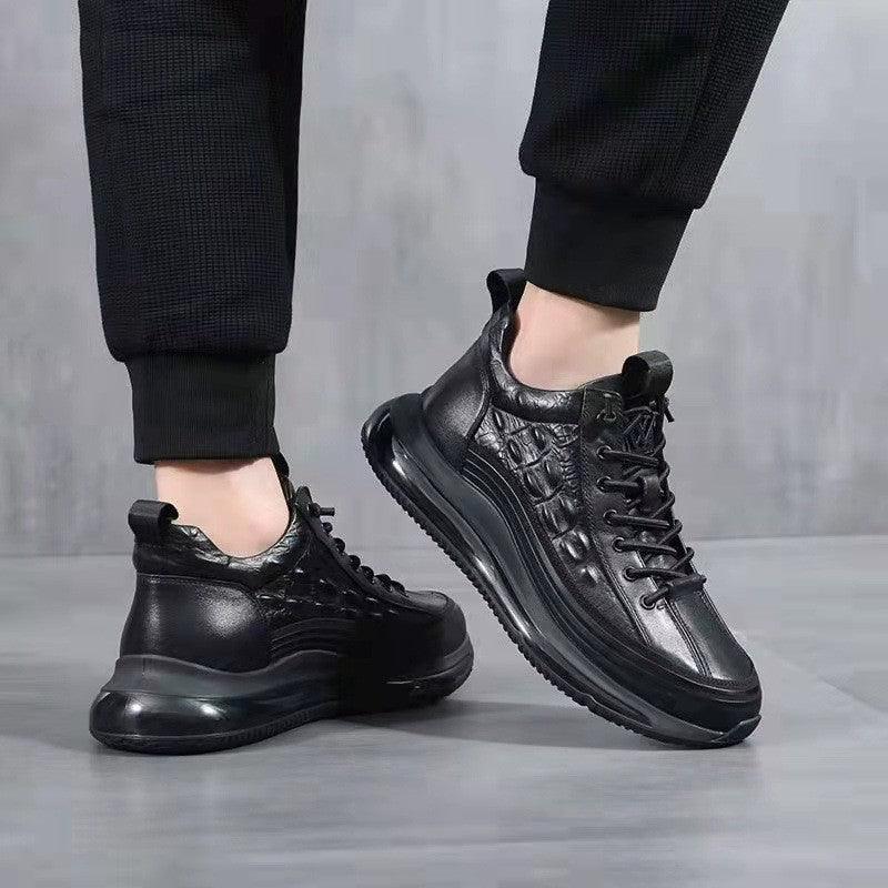 Chaussure en Cuir Élégant - Croco