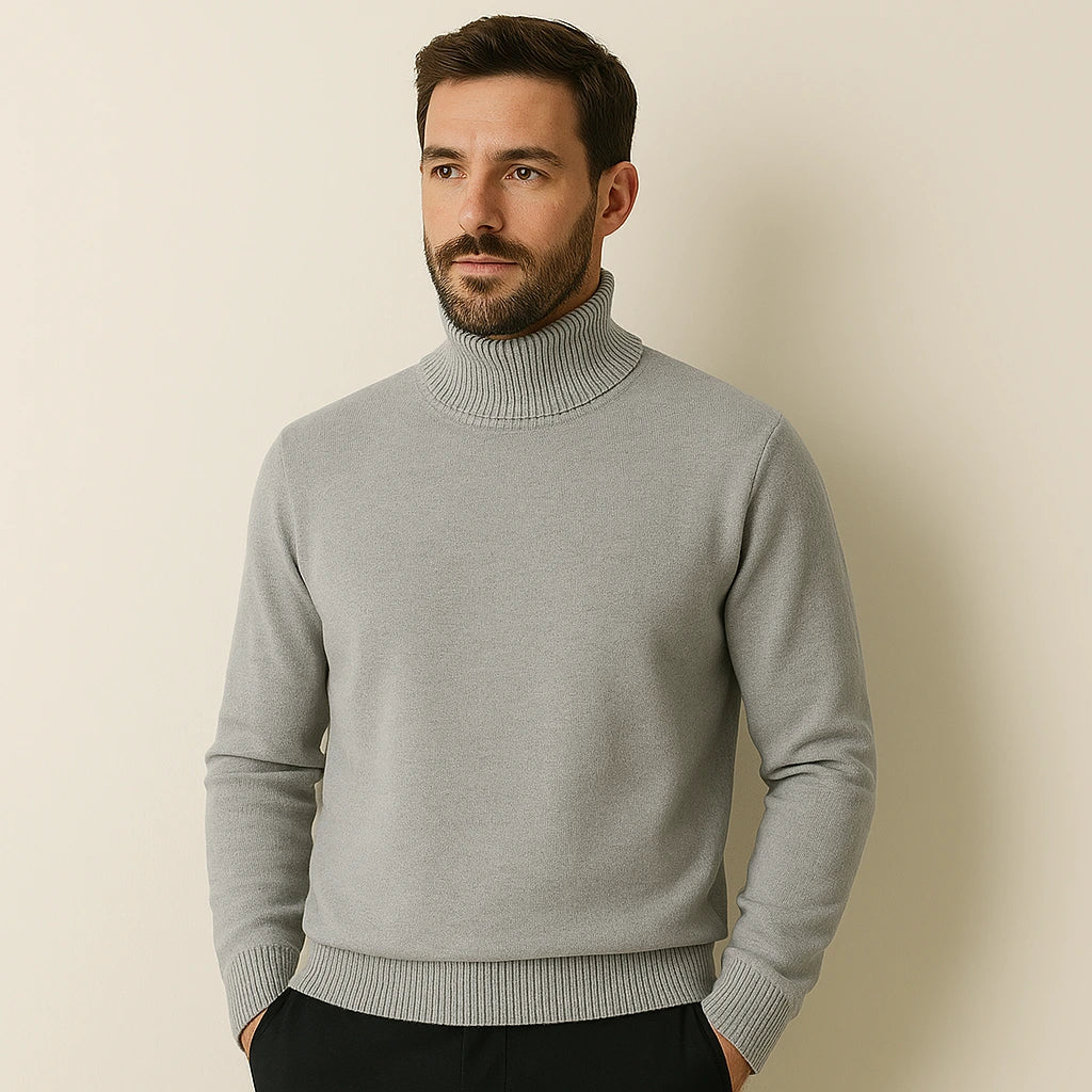 Rollkragenpullover aus Kaschmir für Herren – Laurent