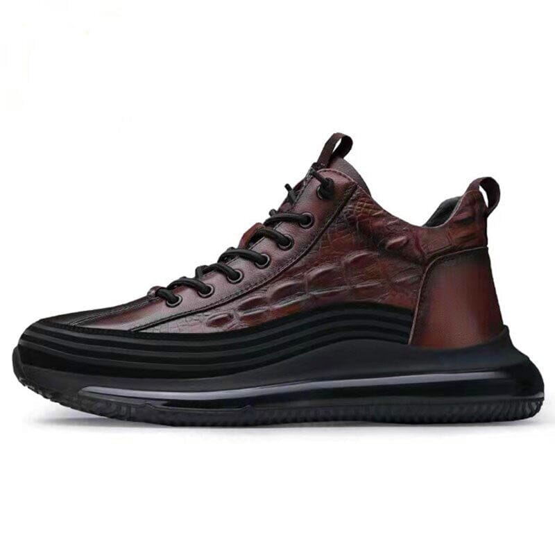 Chaussure en Cuir Élégant - Croco