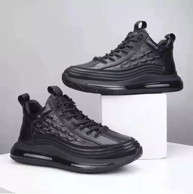 Chaussure en Cuir Élégant - Croco