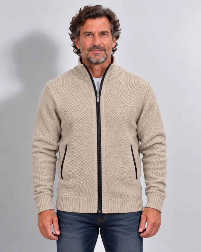 Gilet zippé en maille doublé polaire - Nordic