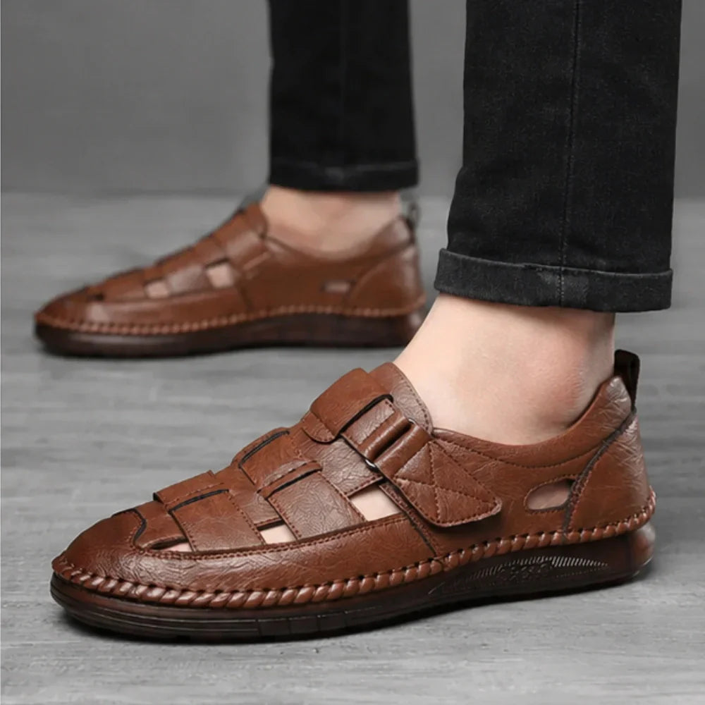 Sandales orthopédiques en cuir – Santorin