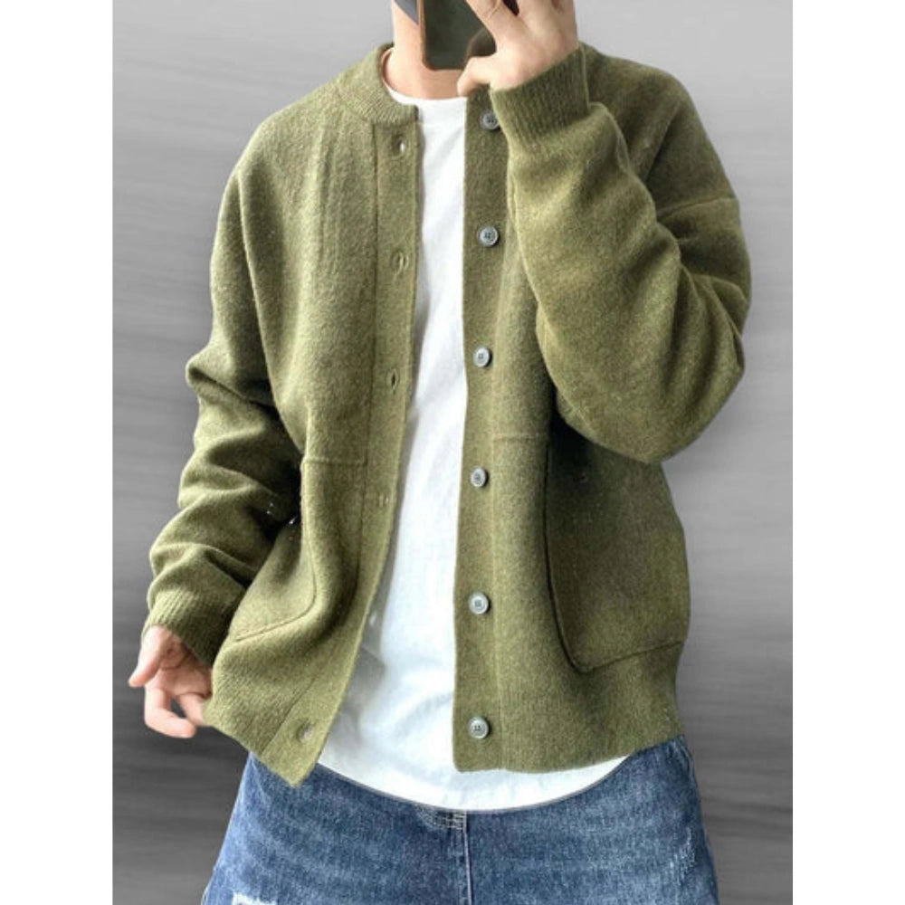 Gilet Tricoté à Boutons pour Homme Luca