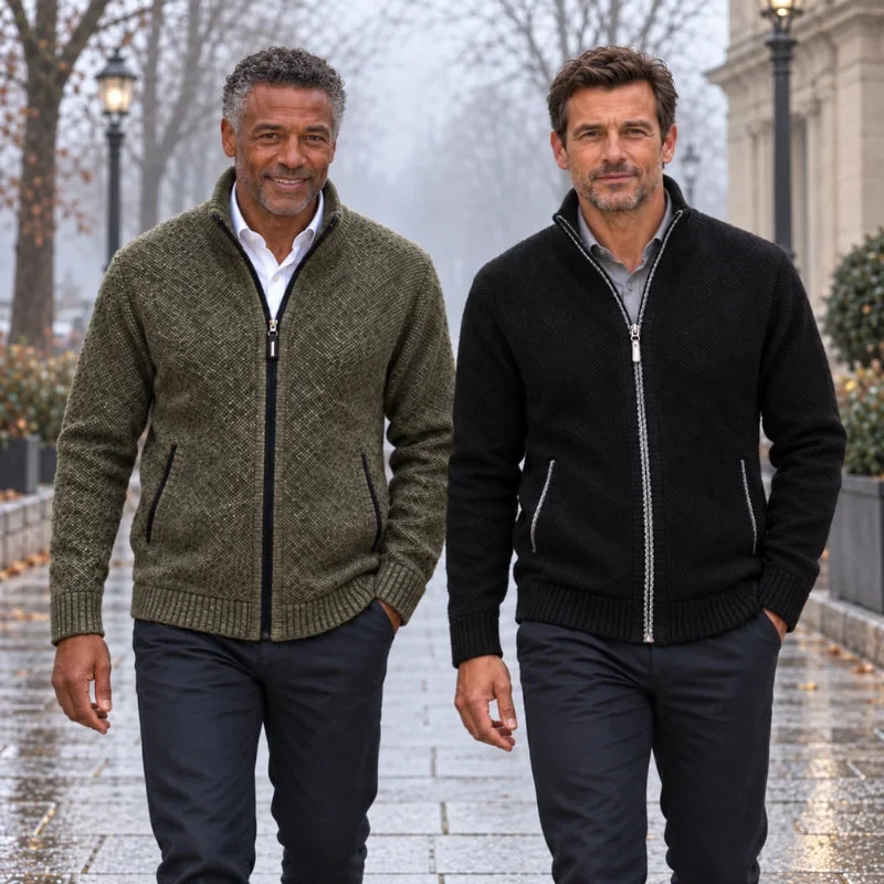 Gilet zippé en maille doublé polaire - Nordic