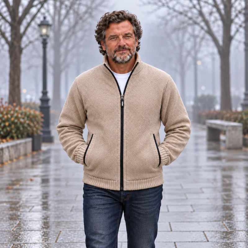 Gilet zippé en maille doublé polaire - Nordic