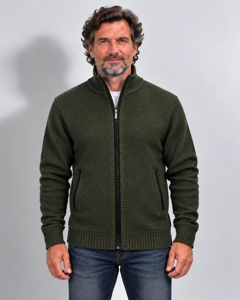 Gilet zippé en maille doublé polaire - Nordic