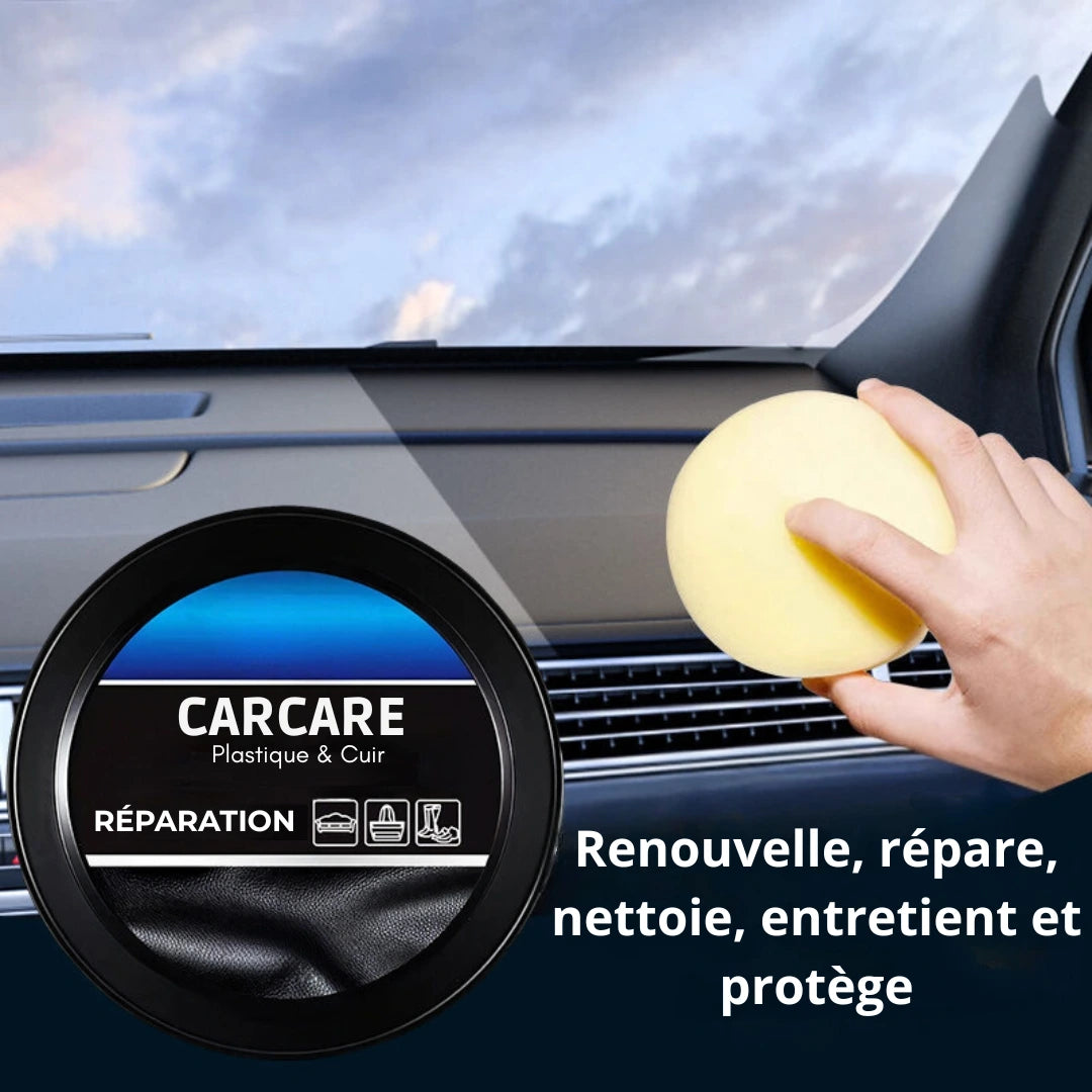 CarCare - Crème Réparatrice + Éponge Gratuite