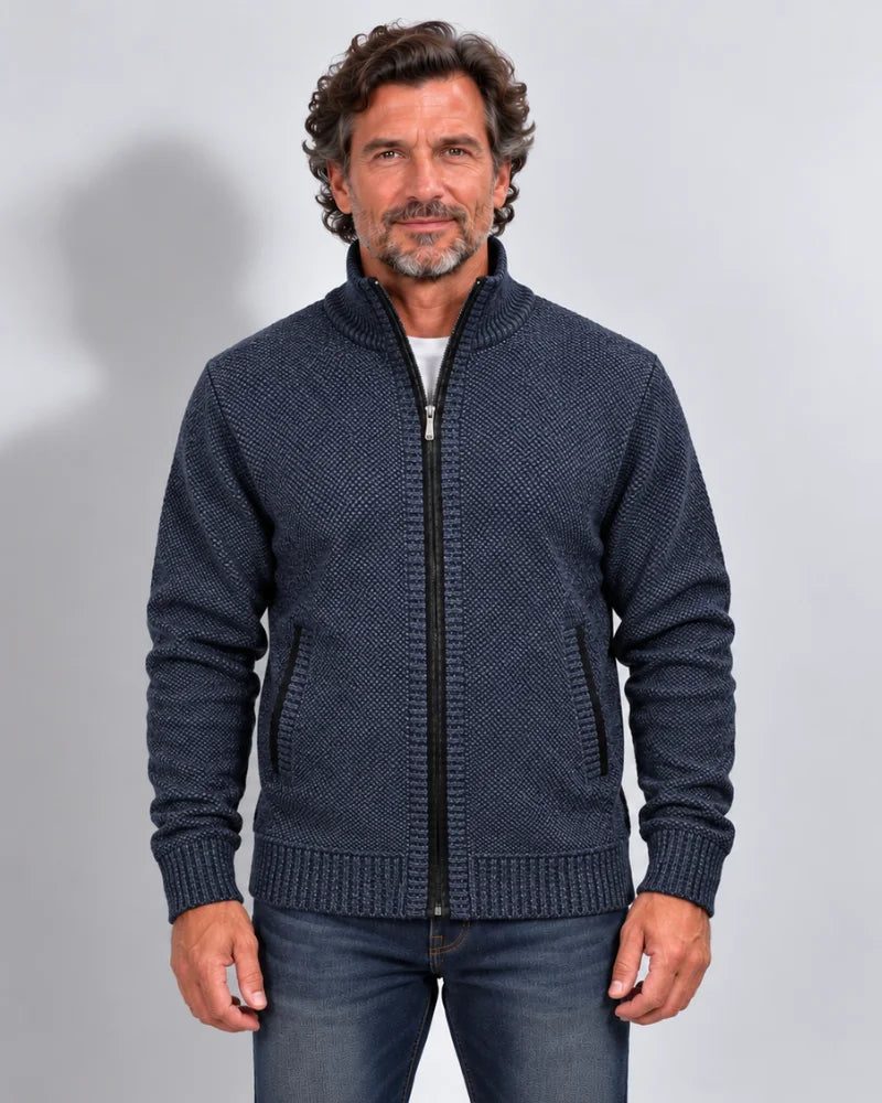 Gilet zippé en maille doublé polaire - Nordic