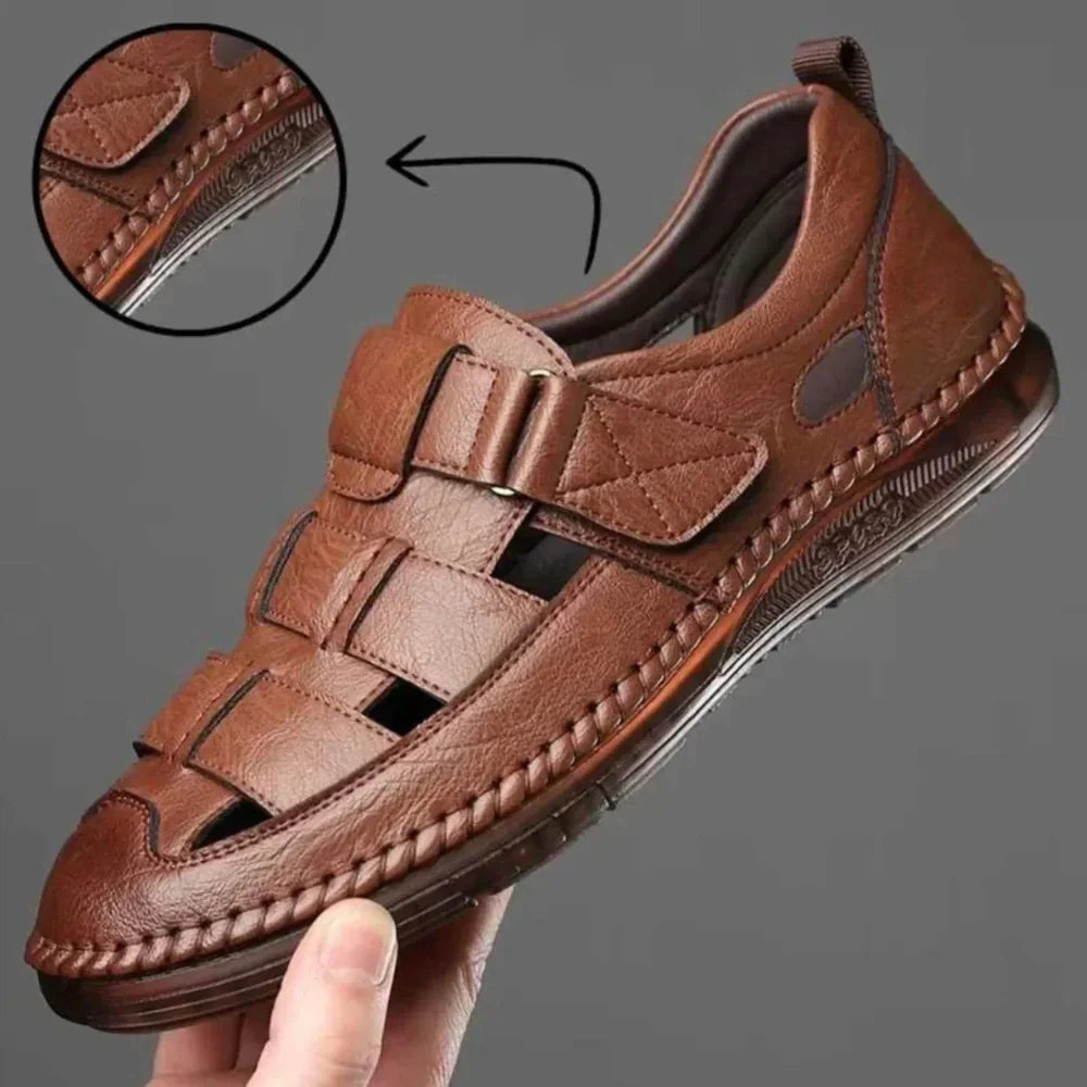 Sandales orthopédiques en cuir – Santorin