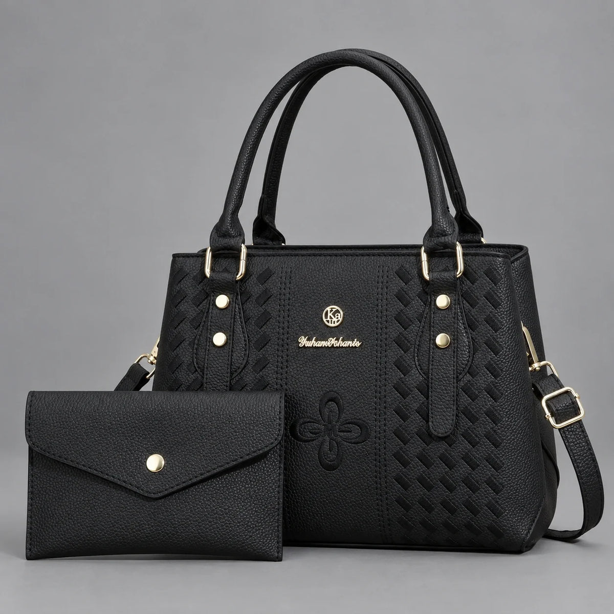 Kenze | Ensemble de sacs à main 2 pièces pour femme – Cabas & portefeuille