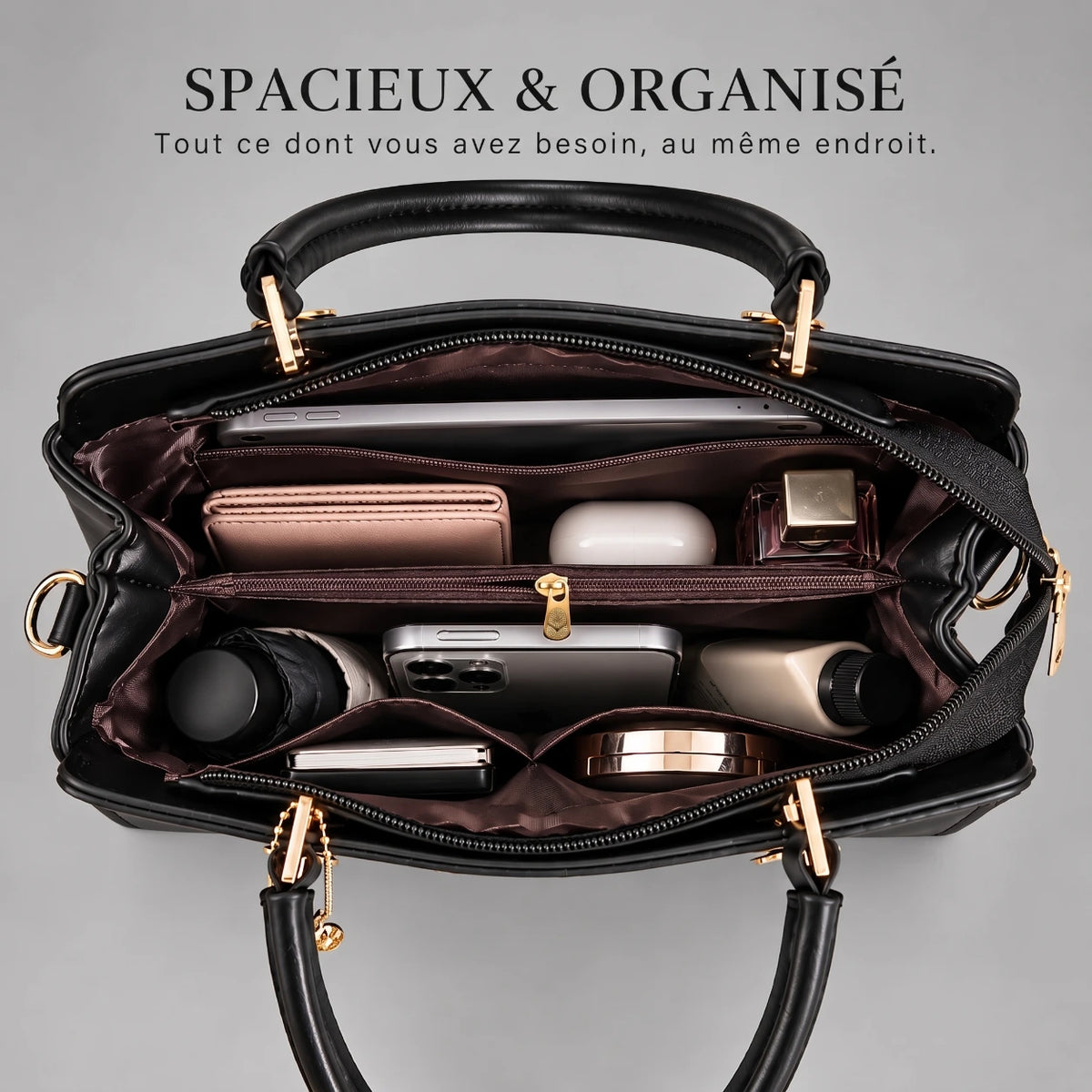 Velvet | Ensemble de sacs à main 2 pièces pour femme – Cabas & portefeuille