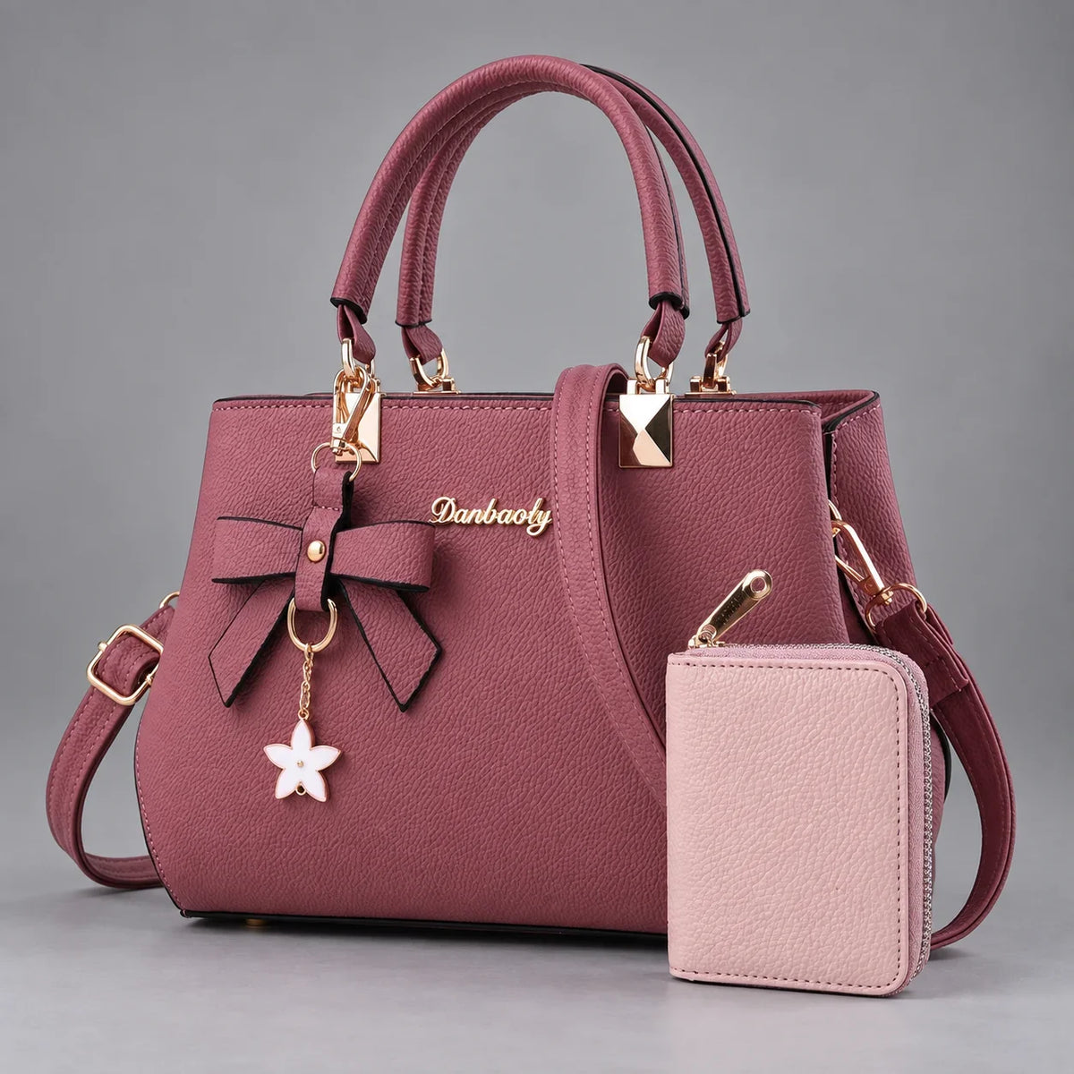 Caline | Ensemble de sacs à main 2 pièces pour femme – Cabas & portefeuille