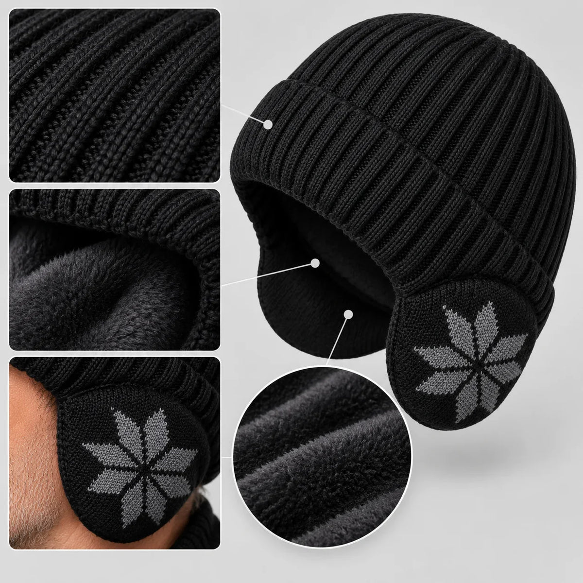 Alrik™ – Bonnet d'hiver en tricot