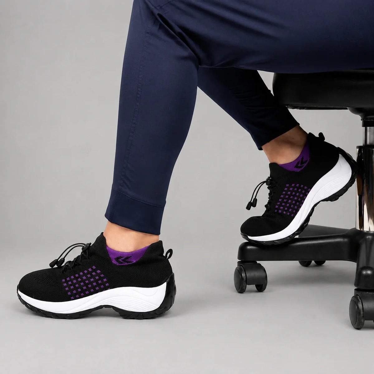 OrthoShift™ – Chaussures de travail 12 h pour soulager les douleurs aux pieds, genoux & dos