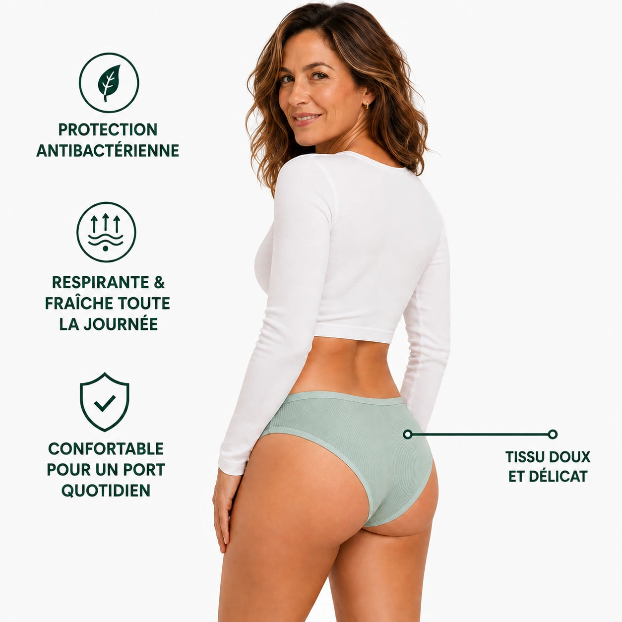 SoftDry | Culottes antibactériennes & respirantes | 5+5 GRATUITES