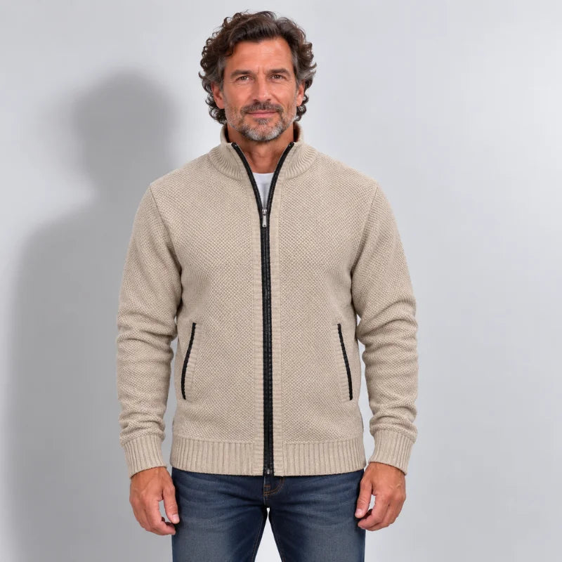 Gilet zippé en maille doublé polaire - Nordic