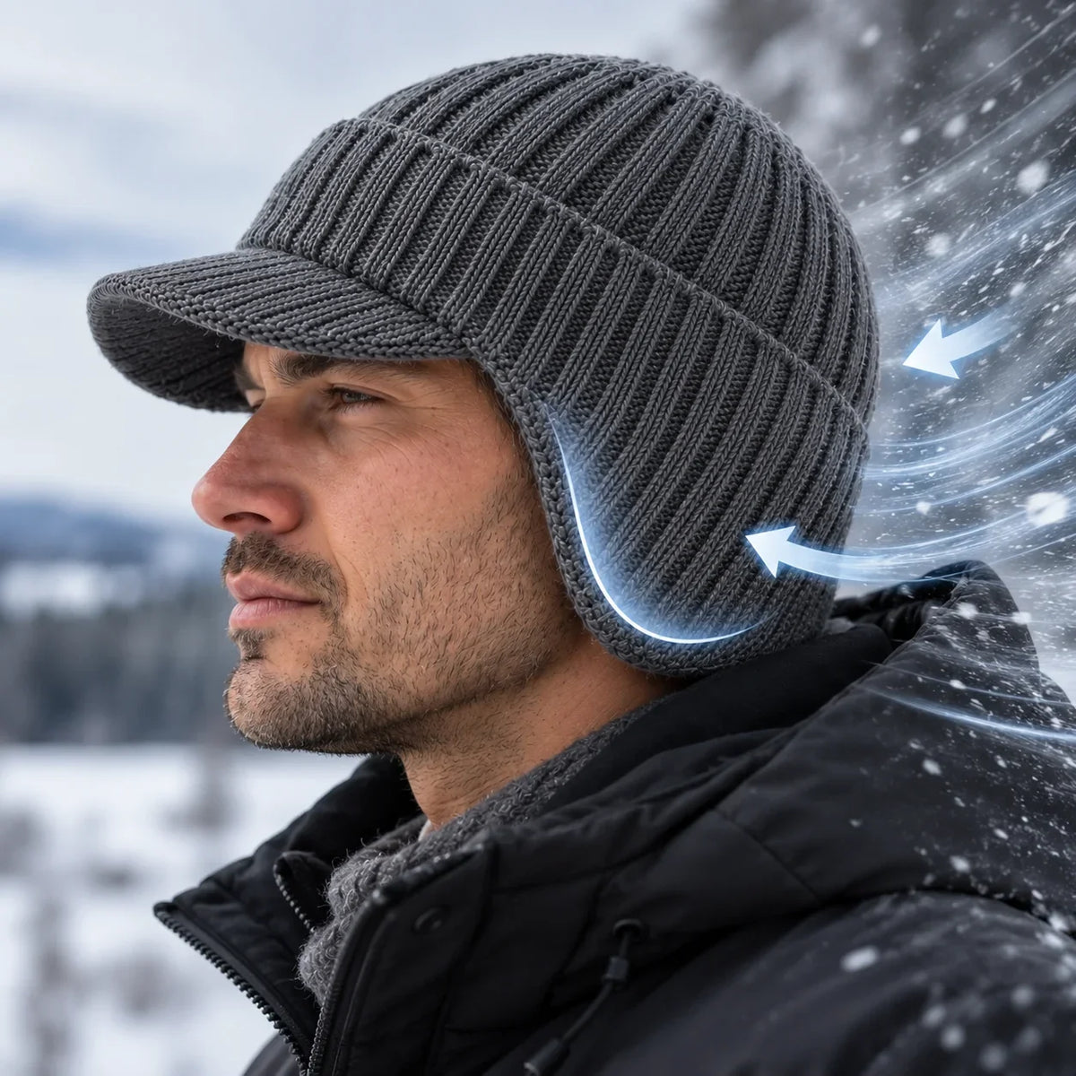 Alven™ – Casquette d'hiver en tricot