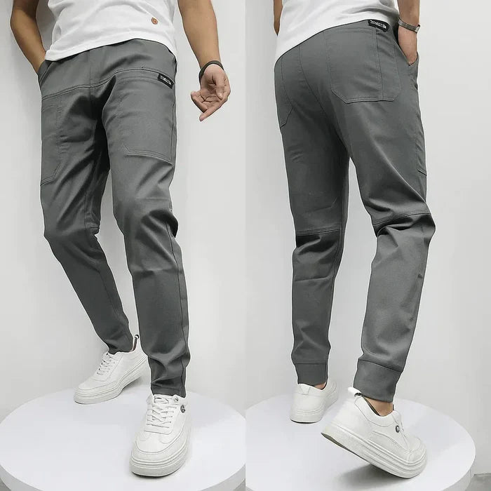 Essentials Pantalon en sergé extensible à 5 poches Essentials Pantalon en sergé extensible à 5 poches