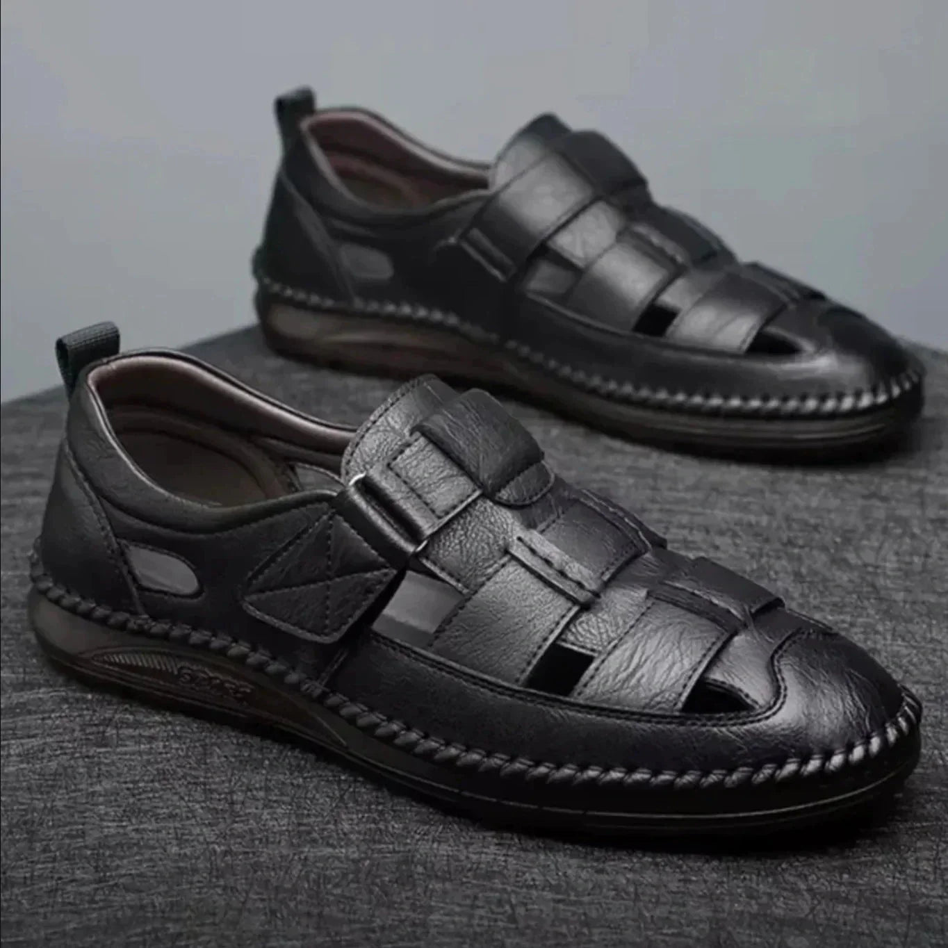 Sandales orthopédiques en cuir – Santorin