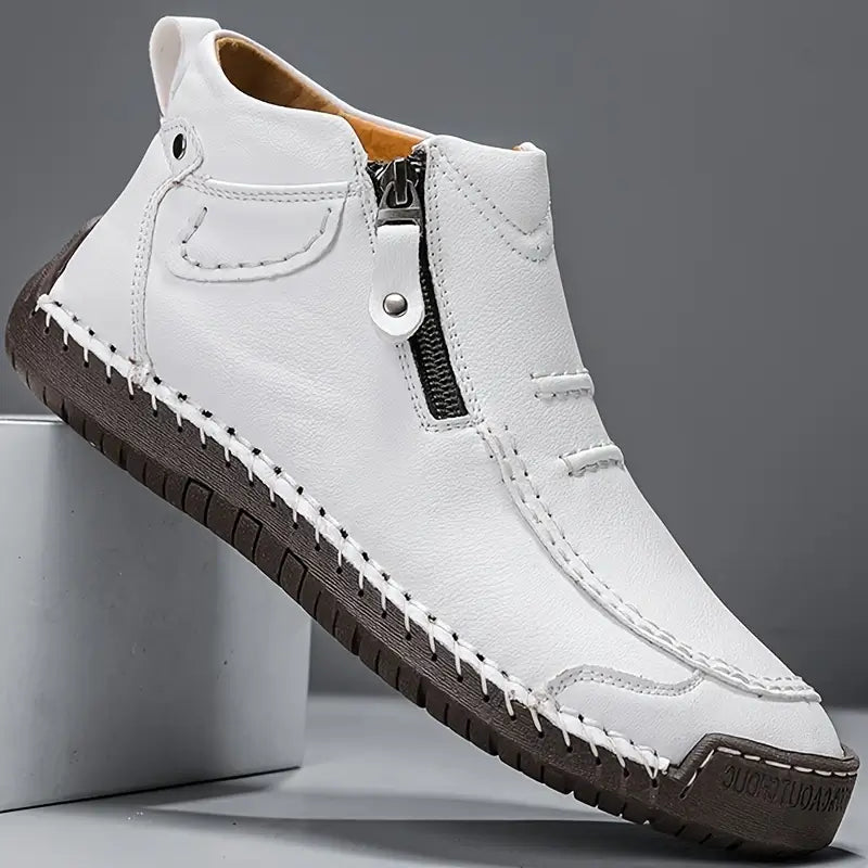 Davos | Bottes en Cuir Fabriquées à la Main – Confort & Durabilité