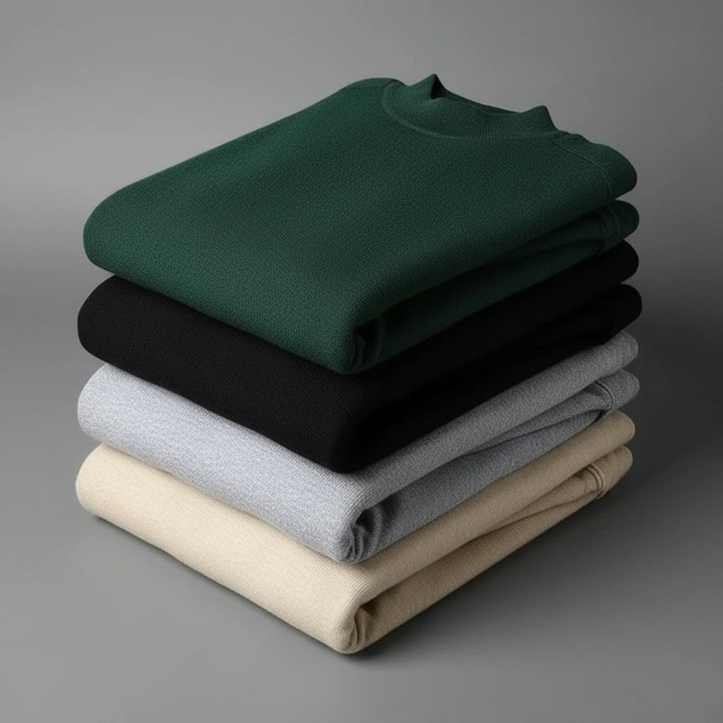 Pull en Cachemire Col Montant Homme – Damien