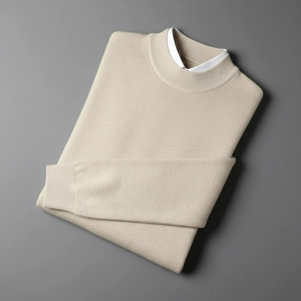 Pull en Cachemire Col Montant Homme – Damien